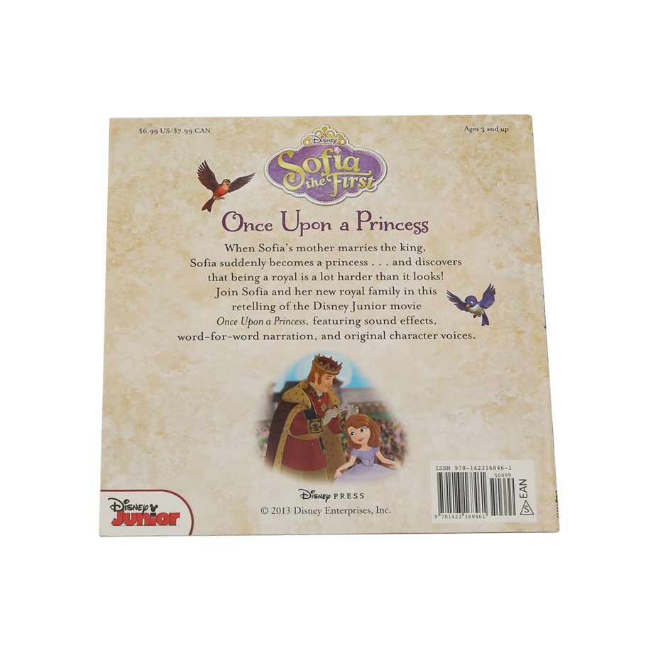 Sofia the First Read-Along Storybook and CD Once Upon a Princess